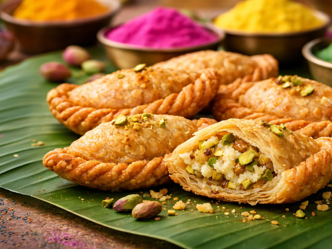 How to Make Crispy Mawa Gujiya Using King’s Oil
