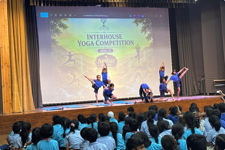 Celebrating Wellness Through Inter-House Yoga Competition image 1