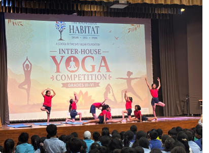 Celebrating Wellness Through Inter-House Yoga Competition